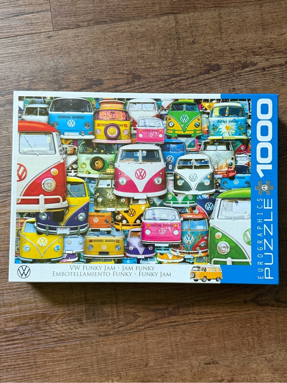 EuroGraphics VW Funky Jam 1000-Piece Puzzle — Multicolor Camper Design